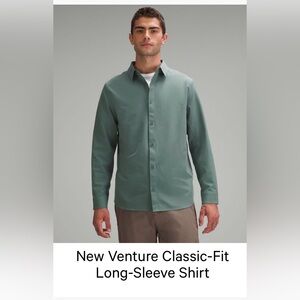 Lululemon Men’s New Venture Classic Fit Button Up